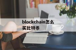 blockchain怎么买比特币的简单介绍